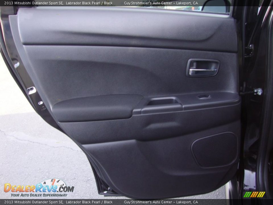 2013 Mitsubishi Outlander Sport SE Labrador Black Pearl / Black Photo #22