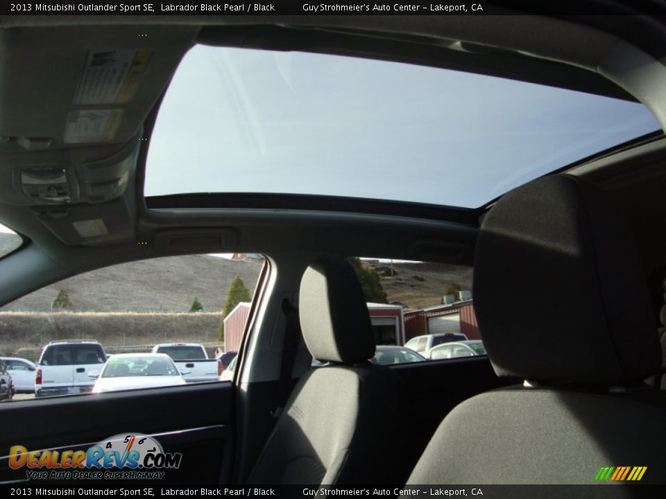 2013 Mitsubishi Outlander Sport SE Labrador Black Pearl / Black Photo #23