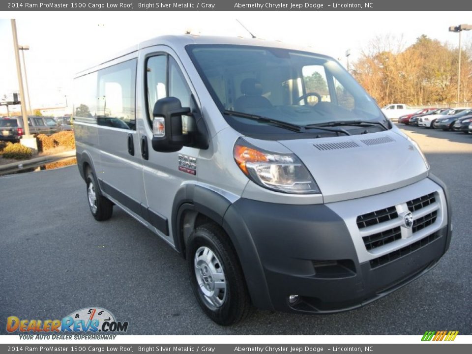 2014 Ram ProMaster 1500 Cargo Low Roof Bright Silver Metallic / Gray Photo #2