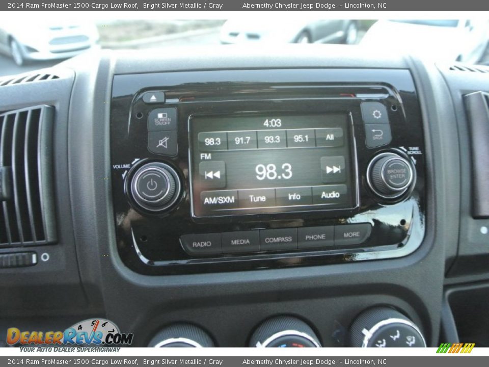 Audio System of 2014 Ram ProMaster 1500 Cargo Low Roof Photo #9