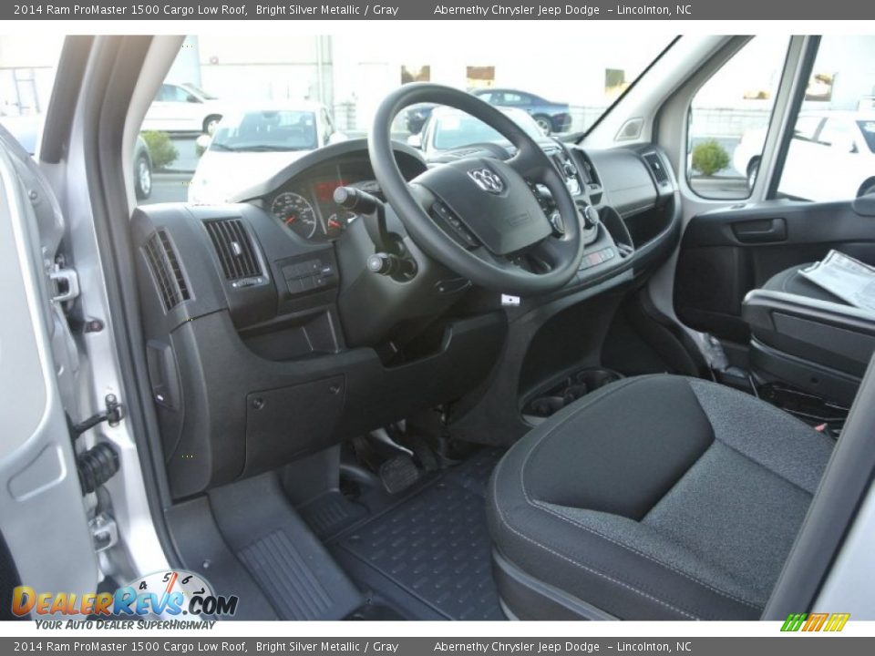 Gray Interior - 2014 Ram ProMaster 1500 Cargo Low Roof Photo #17