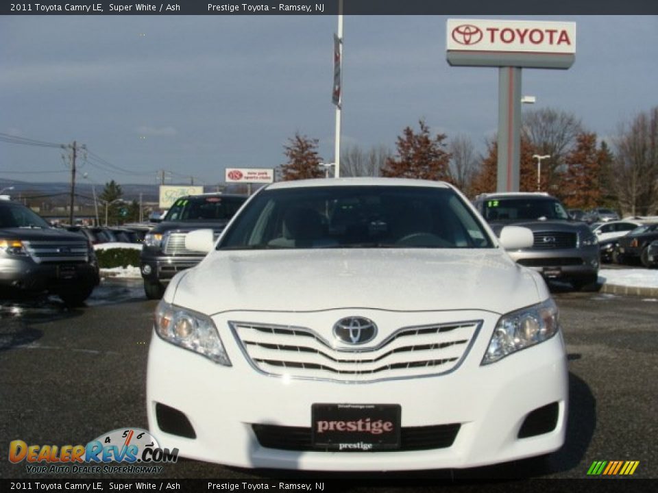 2011 Toyota Camry LE Super White / Ash Photo #2