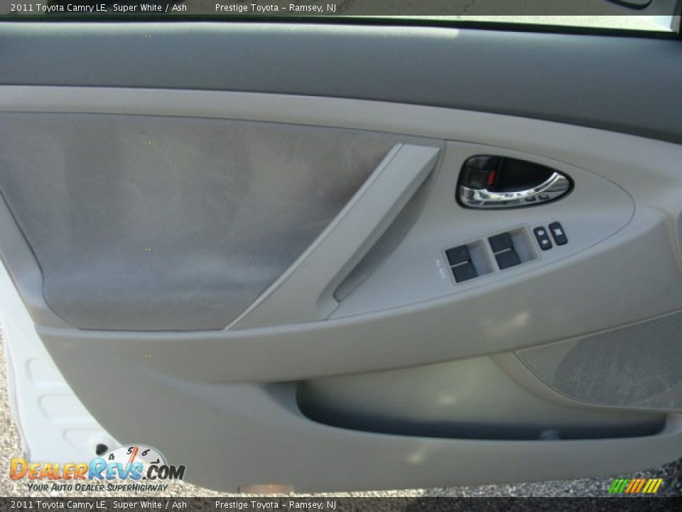 2011 Toyota Camry LE Super White / Ash Photo #6