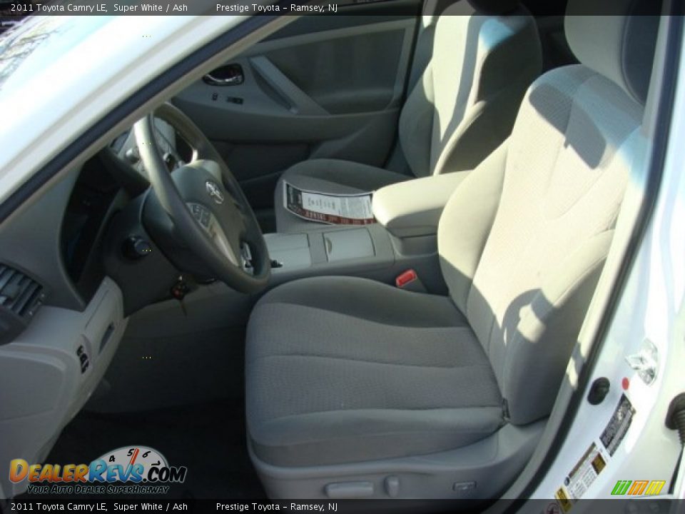 2011 Toyota Camry LE Super White / Ash Photo #8