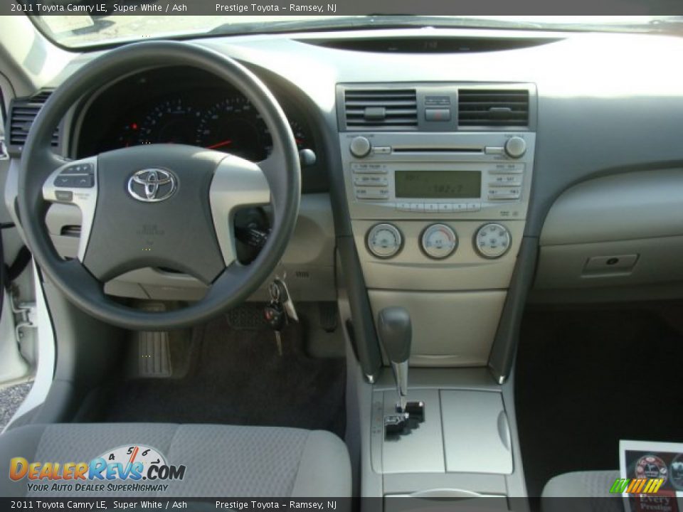 2011 Toyota Camry LE Super White / Ash Photo #9