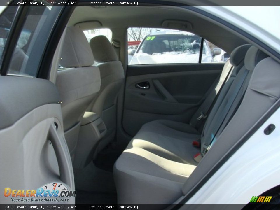 2011 Toyota Camry LE Super White / Ash Photo #13