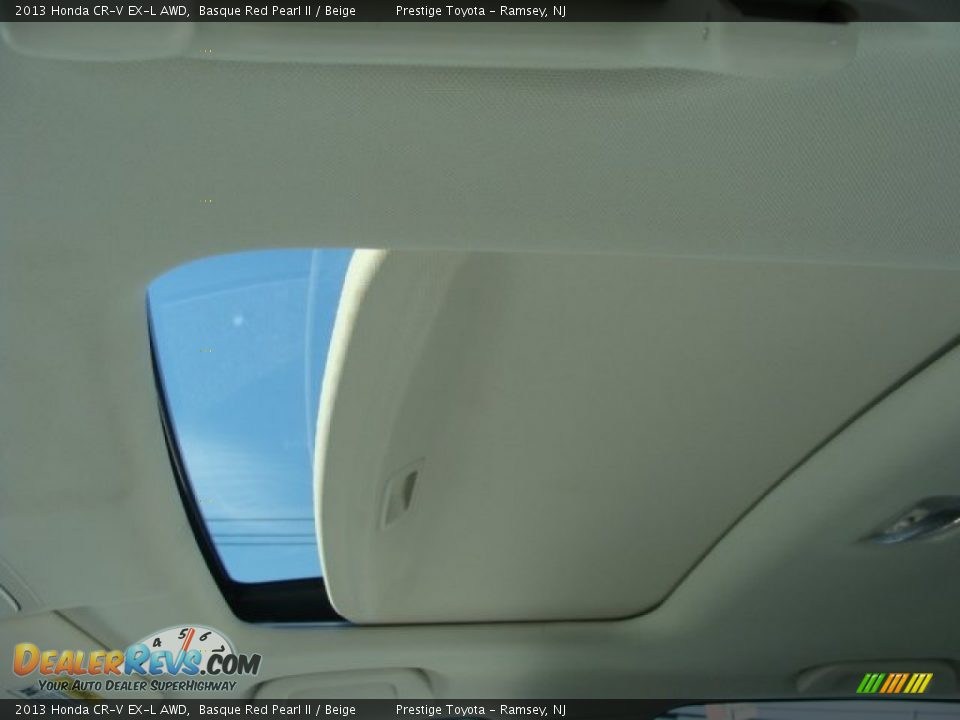 2013 Honda CR-V EX-L AWD Basque Red Pearl II / Beige Photo #8