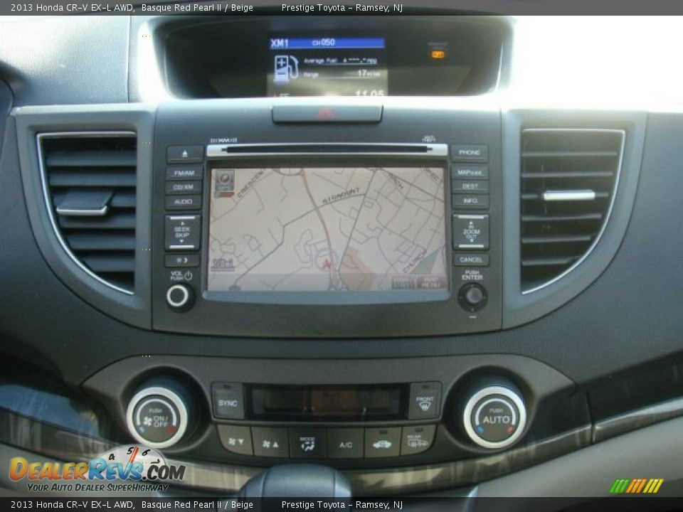 2013 Honda CR-V EX-L AWD Basque Red Pearl II / Beige Photo #11