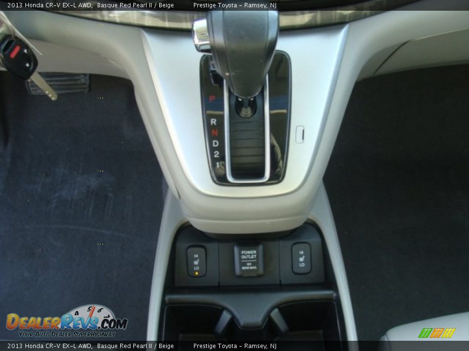 2013 Honda CR-V EX-L AWD Basque Red Pearl II / Beige Photo #12