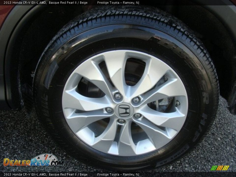 2013 Honda CR-V EX-L AWD Basque Red Pearl II / Beige Photo #14
