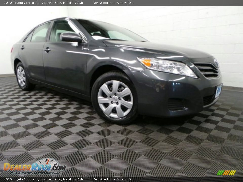 2010 Toyota Corolla LE Magnetic Gray Metallic / Ash Photo #1