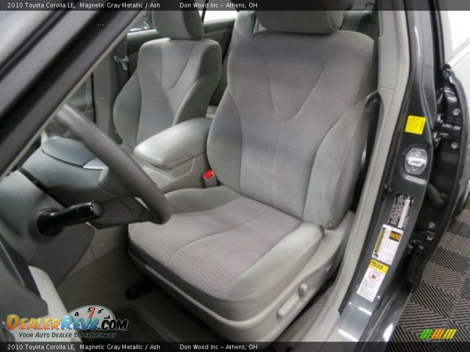 2010 Toyota Corolla LE Magnetic Gray Metallic / Ash Photo #7