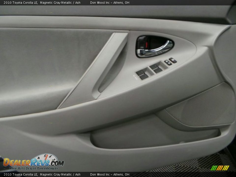 2010 Toyota Corolla LE Magnetic Gray Metallic / Ash Photo #12