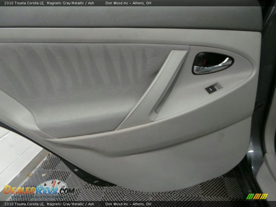 2010 Toyota Corolla LE Magnetic Gray Metallic / Ash Photo #14