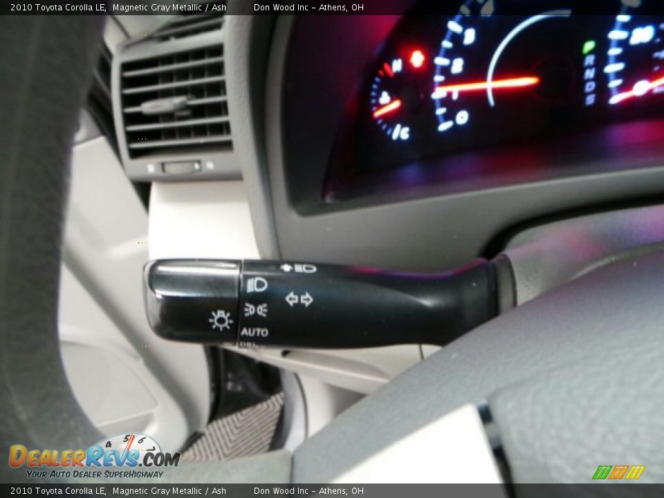 2010 Toyota Corolla LE Magnetic Gray Metallic / Ash Photo #18