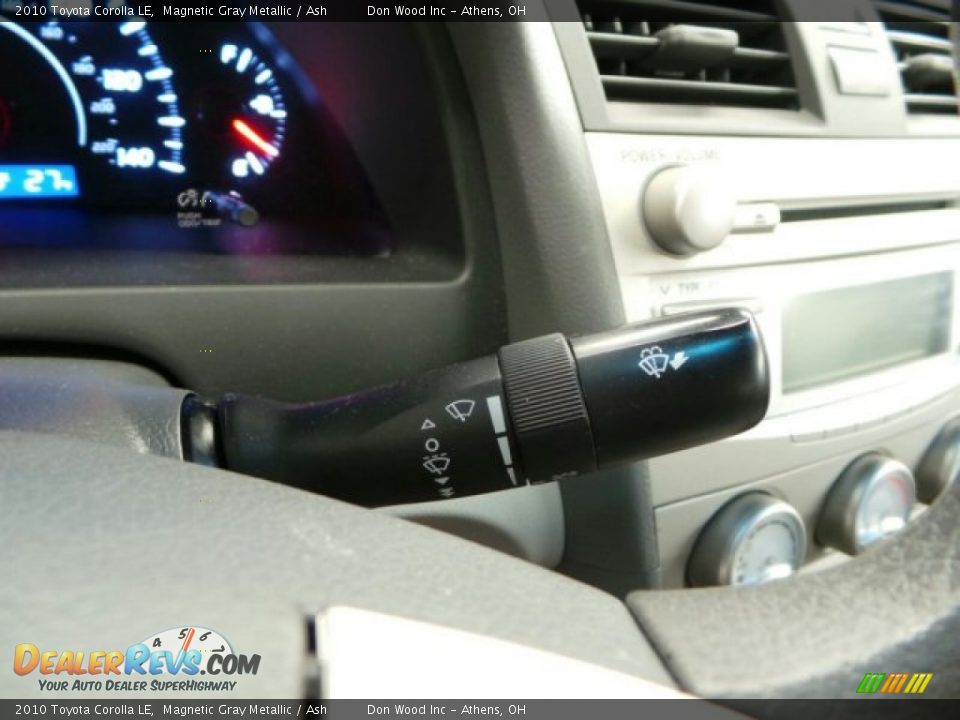 2010 Toyota Corolla LE Magnetic Gray Metallic / Ash Photo #19