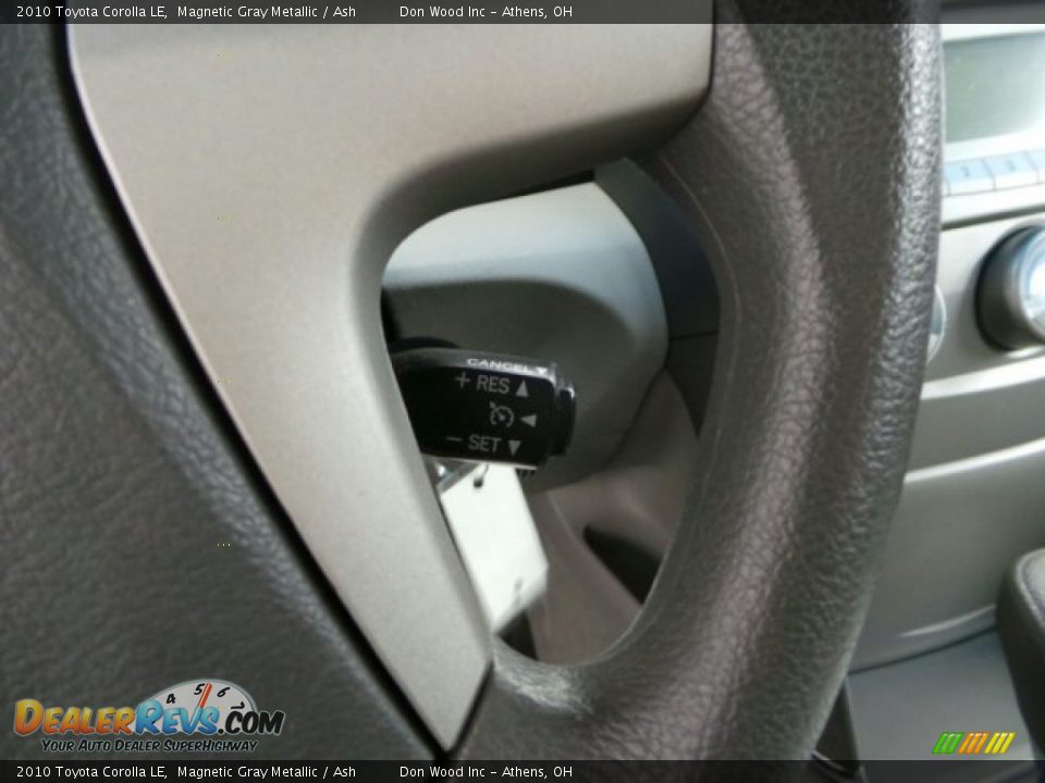2010 Toyota Corolla LE Magnetic Gray Metallic / Ash Photo #20