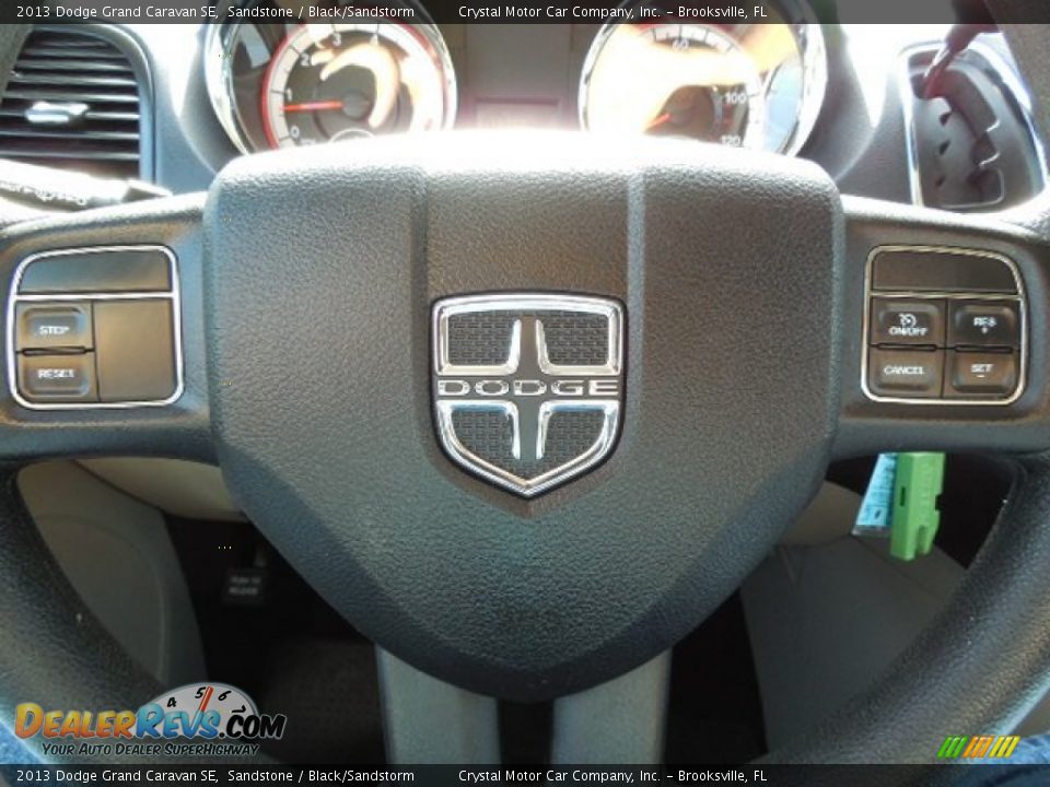 2013 Dodge Grand Caravan SE Sandstone / Black/Sandstorm Photo #23