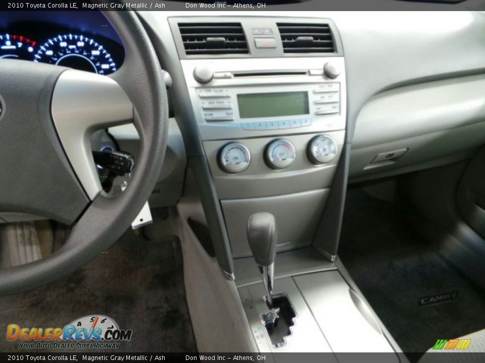 2010 Toyota Corolla LE Magnetic Gray Metallic / Ash Photo #24