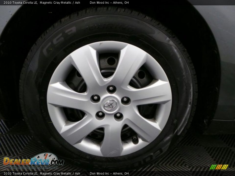 2010 Toyota Corolla LE Magnetic Gray Metallic / Ash Photo #25