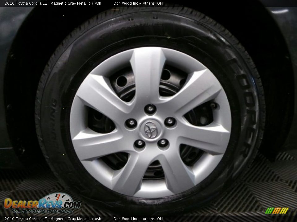 2010 Toyota Corolla LE Magnetic Gray Metallic / Ash Photo #26