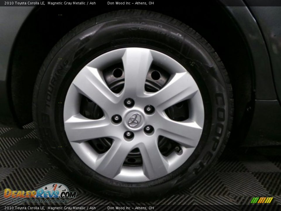 2010 Toyota Corolla LE Magnetic Gray Metallic / Ash Photo #27