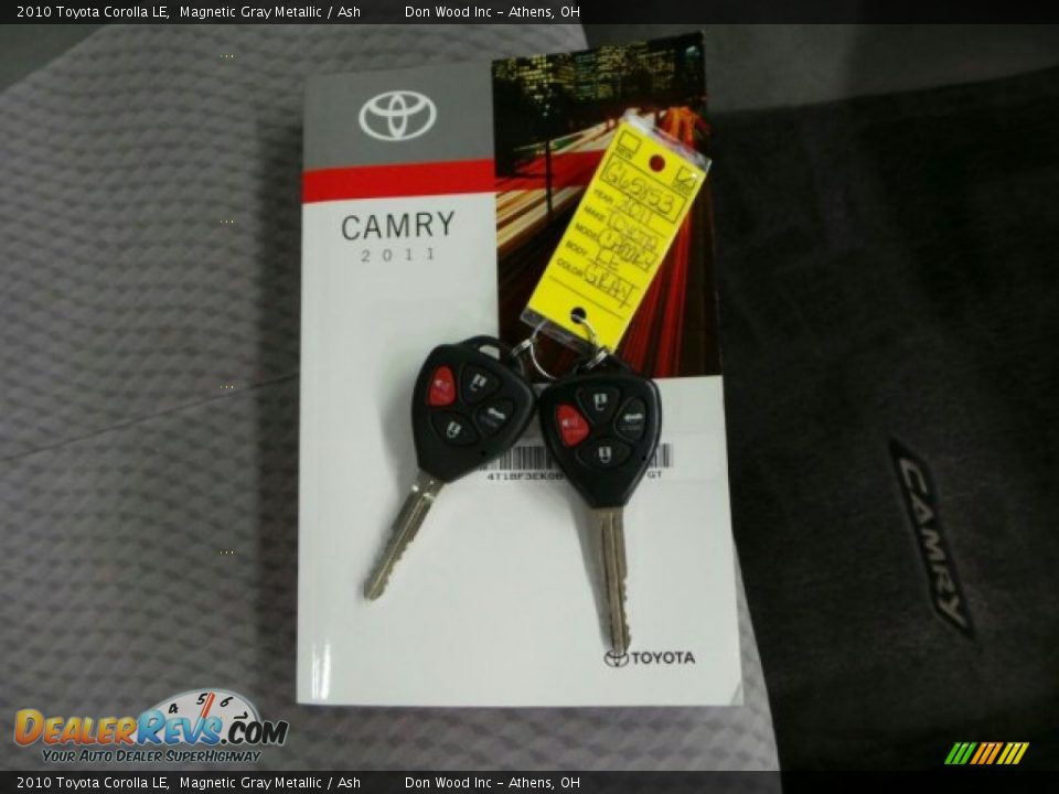 2010 Toyota Corolla LE Magnetic Gray Metallic / Ash Photo #29