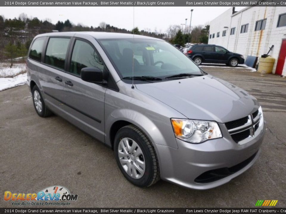 2014 Dodge Grand Caravan American Value Package Billet Silver Metallic / Black/Light Graystone Photo #4