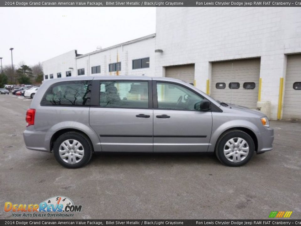 2014 Dodge Grand Caravan American Value Package Billet Silver Metallic / Black/Light Graystone Photo #5
