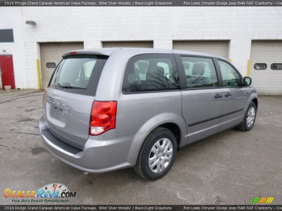 2014 Dodge Grand Caravan American Value Package Billet Silver Metallic / Black/Light Graystone Photo #6