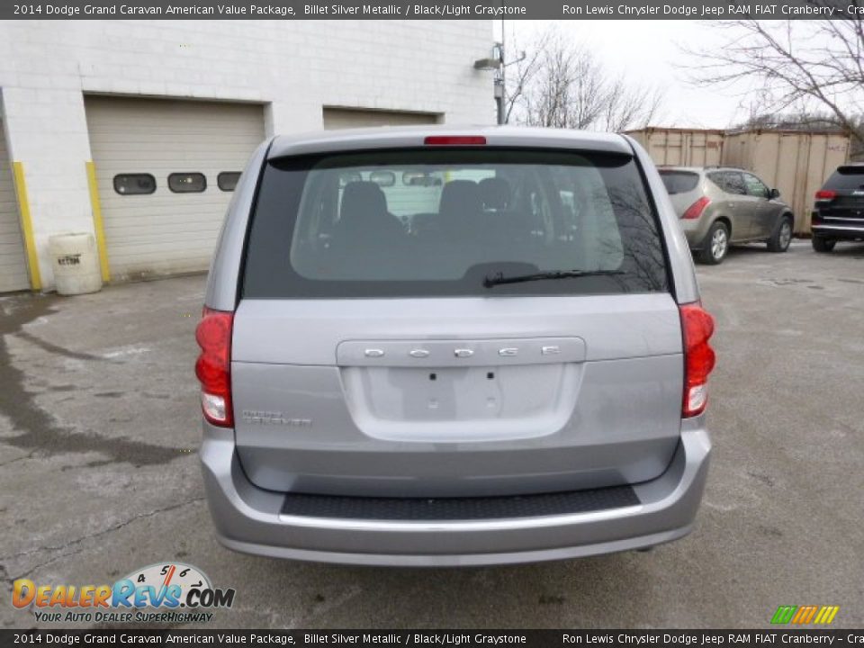 2014 Dodge Grand Caravan American Value Package Billet Silver Metallic / Black/Light Graystone Photo #7