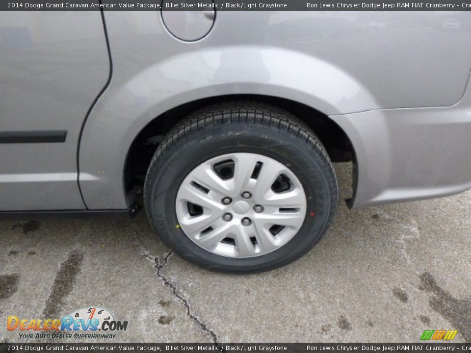 2014 Dodge Grand Caravan American Value Package Billet Silver Metallic / Black/Light Graystone Photo #9
