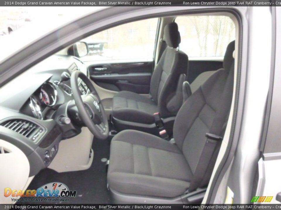 2014 Dodge Grand Caravan American Value Package Billet Silver Metallic / Black/Light Graystone Photo #10