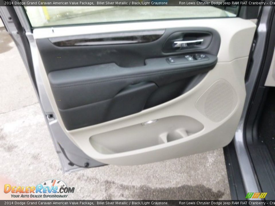 2014 Dodge Grand Caravan American Value Package Billet Silver Metallic / Black/Light Graystone Photo #11