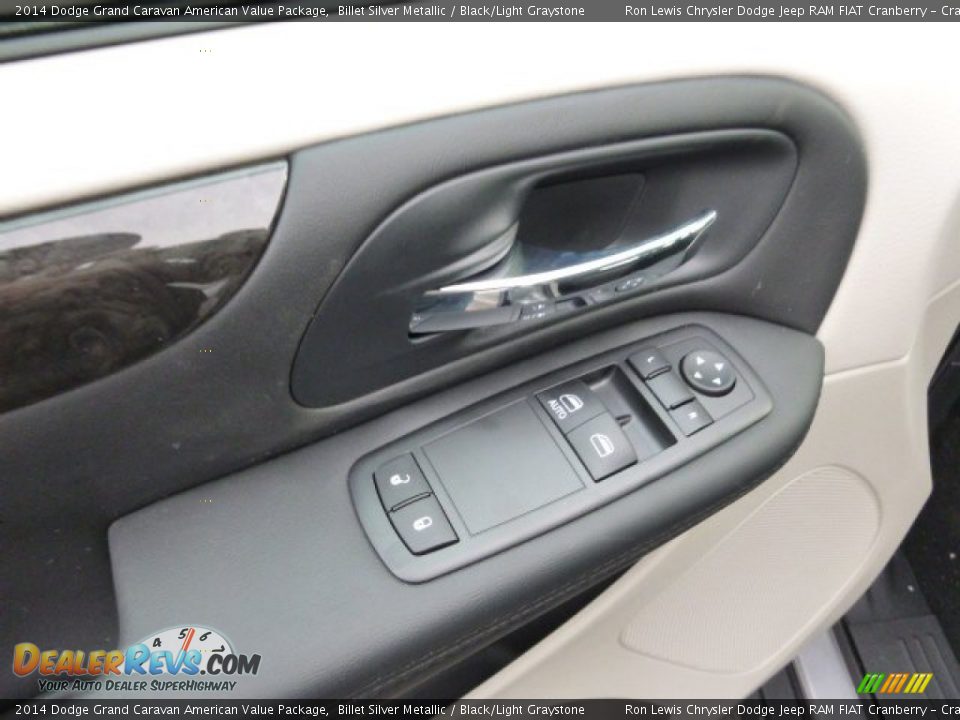 2014 Dodge Grand Caravan American Value Package Billet Silver Metallic / Black/Light Graystone Photo #15