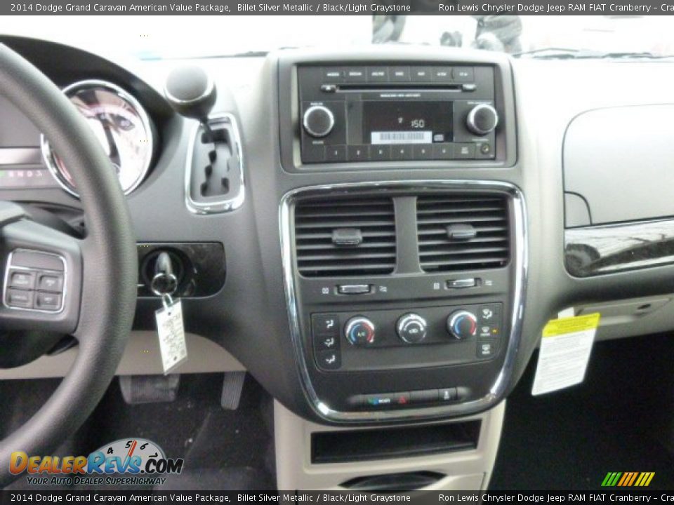 2014 Dodge Grand Caravan American Value Package Billet Silver Metallic / Black/Light Graystone Photo #16
