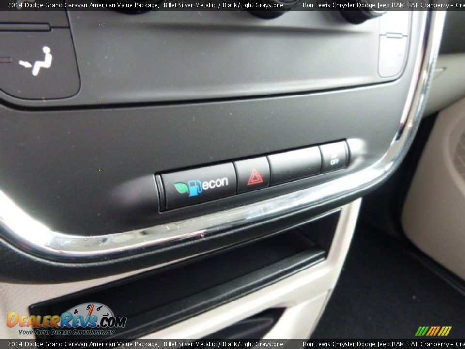 2014 Dodge Grand Caravan American Value Package Billet Silver Metallic / Black/Light Graystone Photo #19