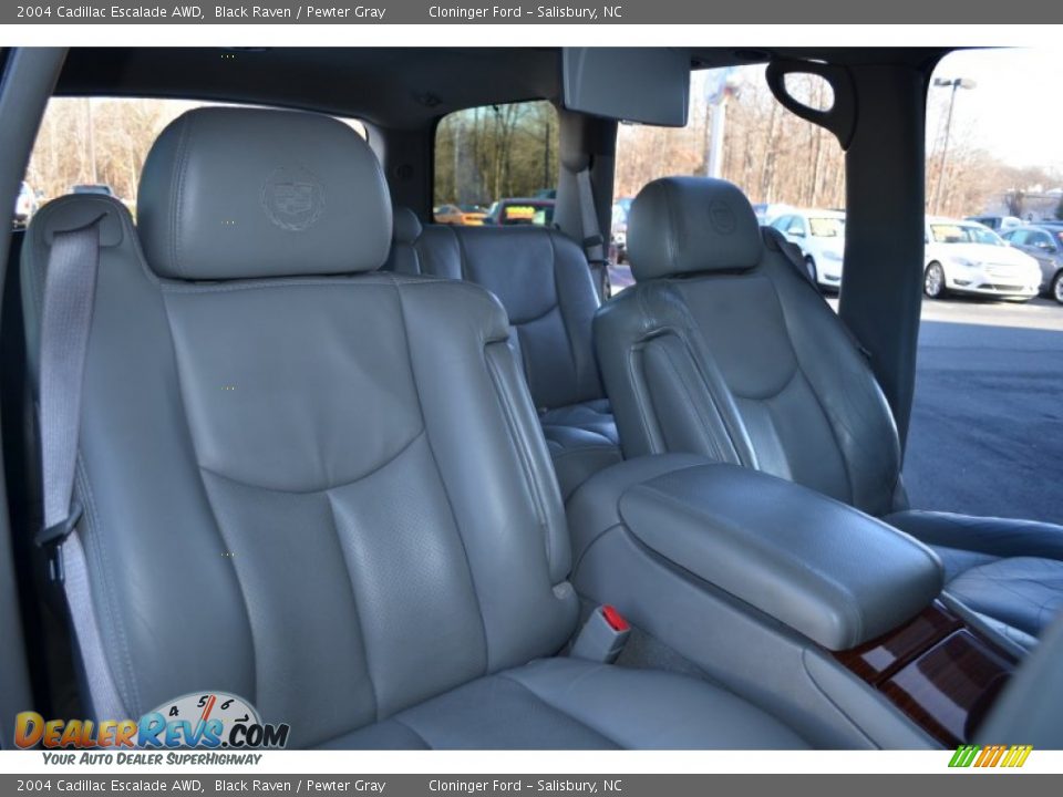 2004 Cadillac Escalade AWD Black Raven / Pewter Gray Photo #15