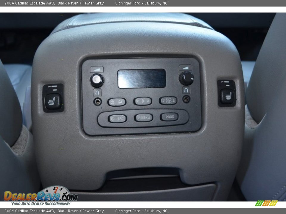 2004 Cadillac Escalade AWD Black Raven / Pewter Gray Photo #19