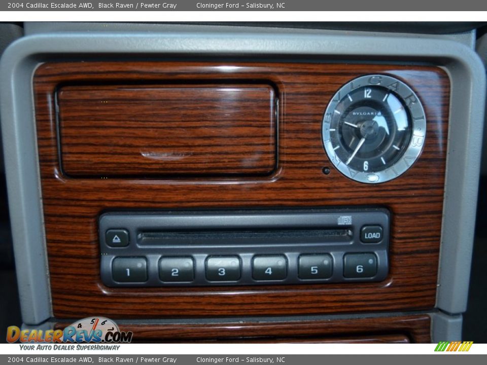 2004 Cadillac Escalade AWD Black Raven / Pewter Gray Photo #25
