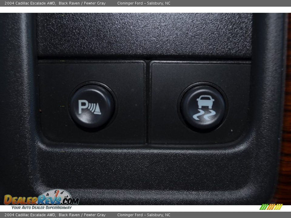 2004 Cadillac Escalade AWD Black Raven / Pewter Gray Photo #27