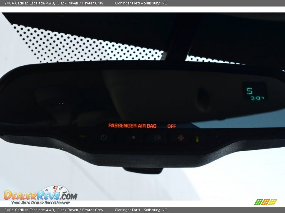 2004 Cadillac Escalade AWD Black Raven / Pewter Gray Photo #28