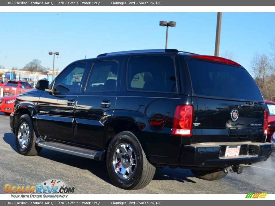 2004 Cadillac Escalade AWD Black Raven / Pewter Gray Photo #36