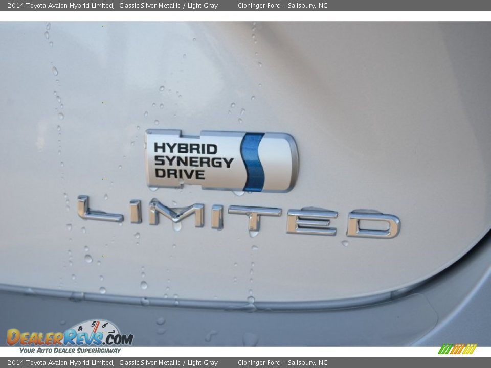 2014 Toyota Avalon Hybrid Limited Classic Silver Metallic / Light Gray Photo #14