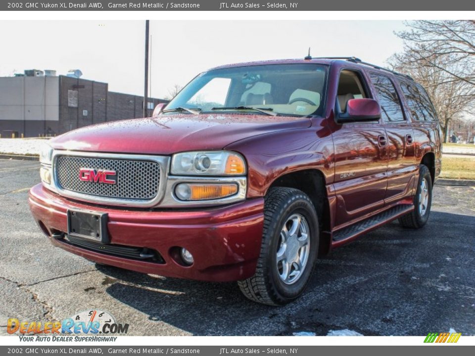 2002 GMC Yukon XL Denali AWD Garnet Red Metallic / Sandstone Photo #1