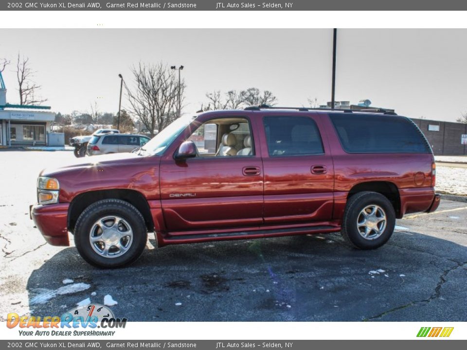 2002 GMC Yukon XL Denali AWD Garnet Red Metallic / Sandstone Photo #3