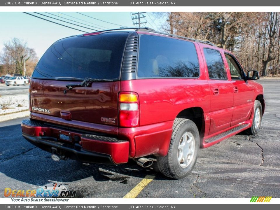 2002 GMC Yukon XL Denali AWD Garnet Red Metallic / Sandstone Photo #6