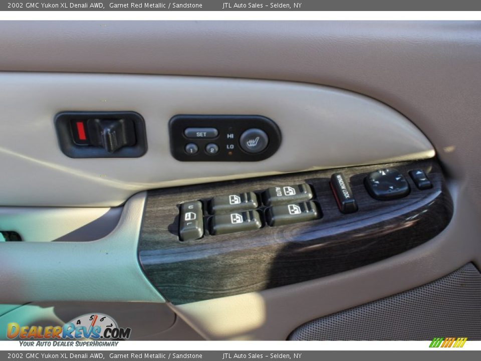 2002 GMC Yukon XL Denali AWD Garnet Red Metallic / Sandstone Photo #12