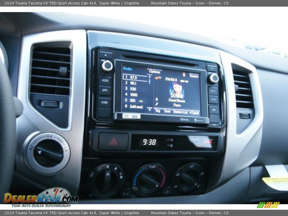 2014 Toyota Tacoma V6 TRD Sport Access Cab 4x4 Super White / Graphite Photo #8