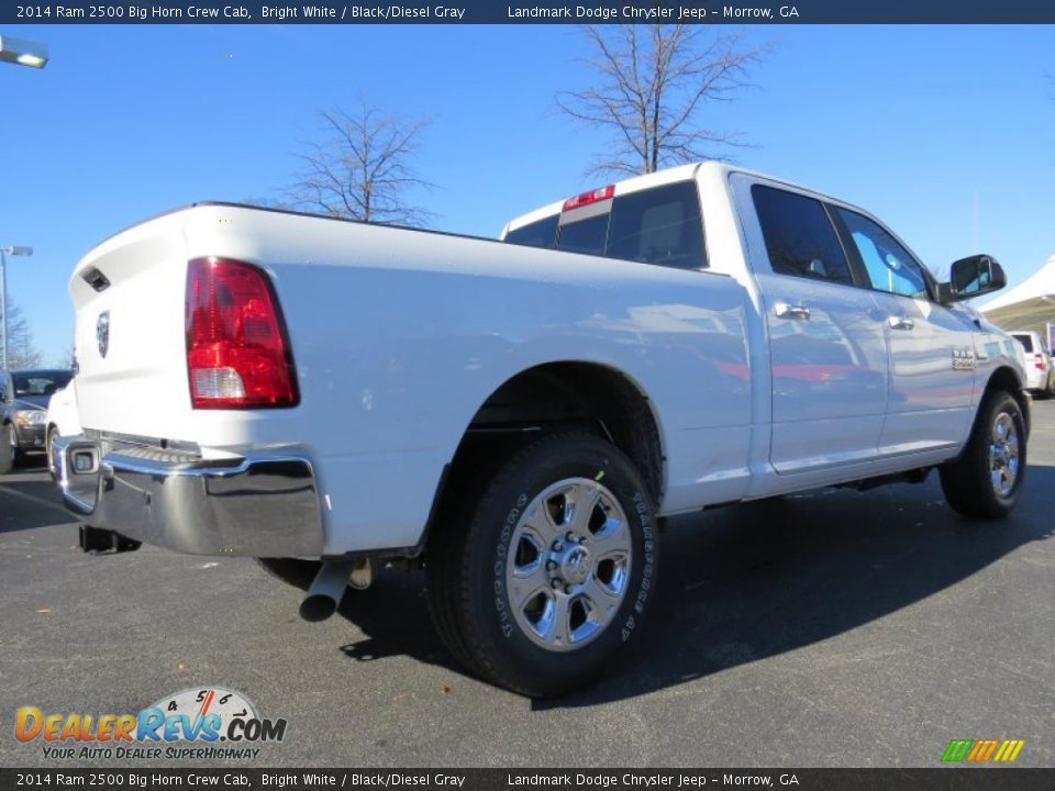 2014 Ram 2500 Big Horn Crew Cab Bright White / Black/Diesel Gray Photo #3